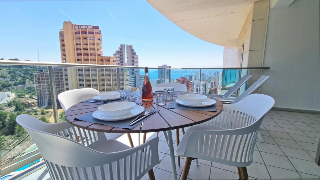 Skyline 9 Apartamento De 2 Dormitorios Soleado Con Terraza Privada Benidorm Eksteriør billede